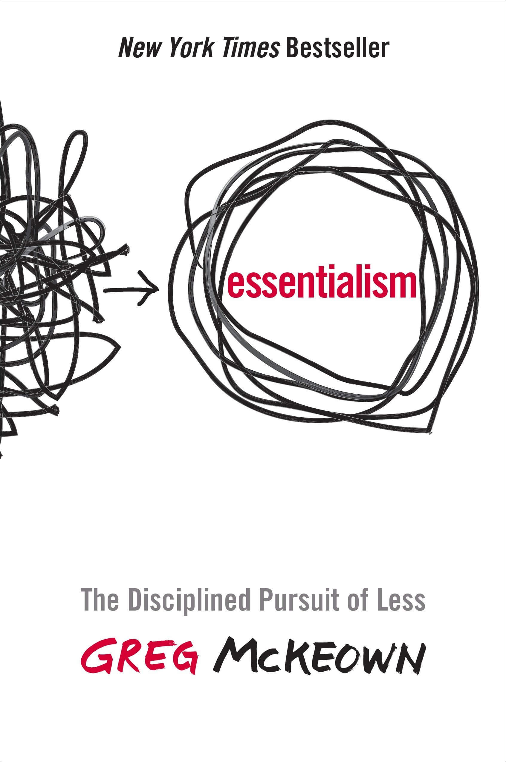 Essentialism: The Disciplined Pursuit of Less by Greg McKeown