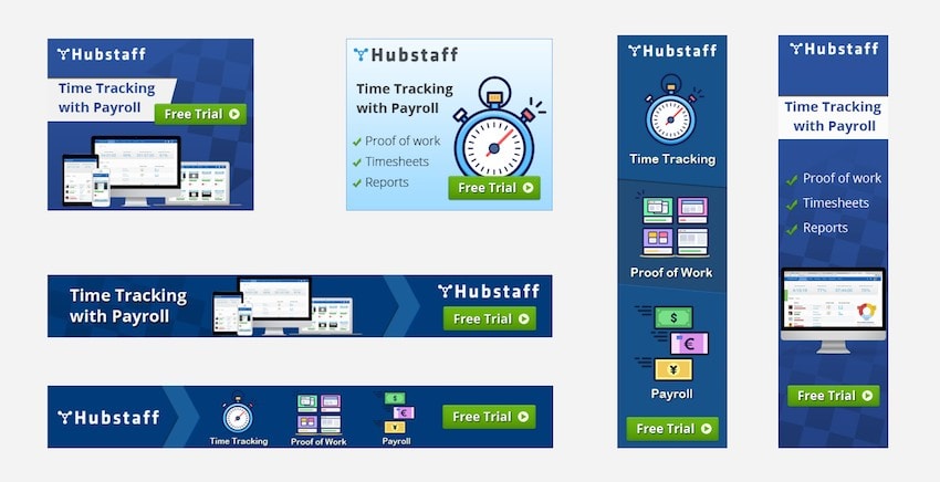 Hubstaff Google Remarketing Ads - May 2016