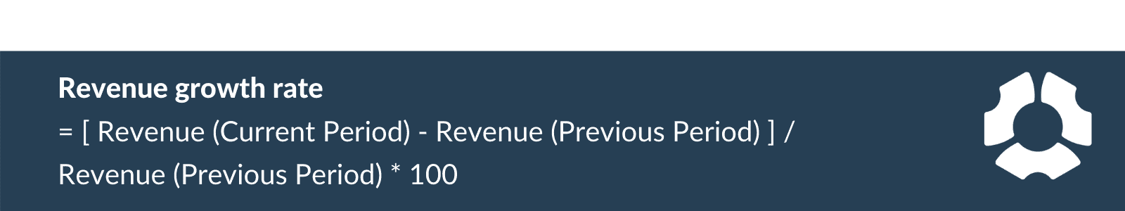 Revenue growth rate formula