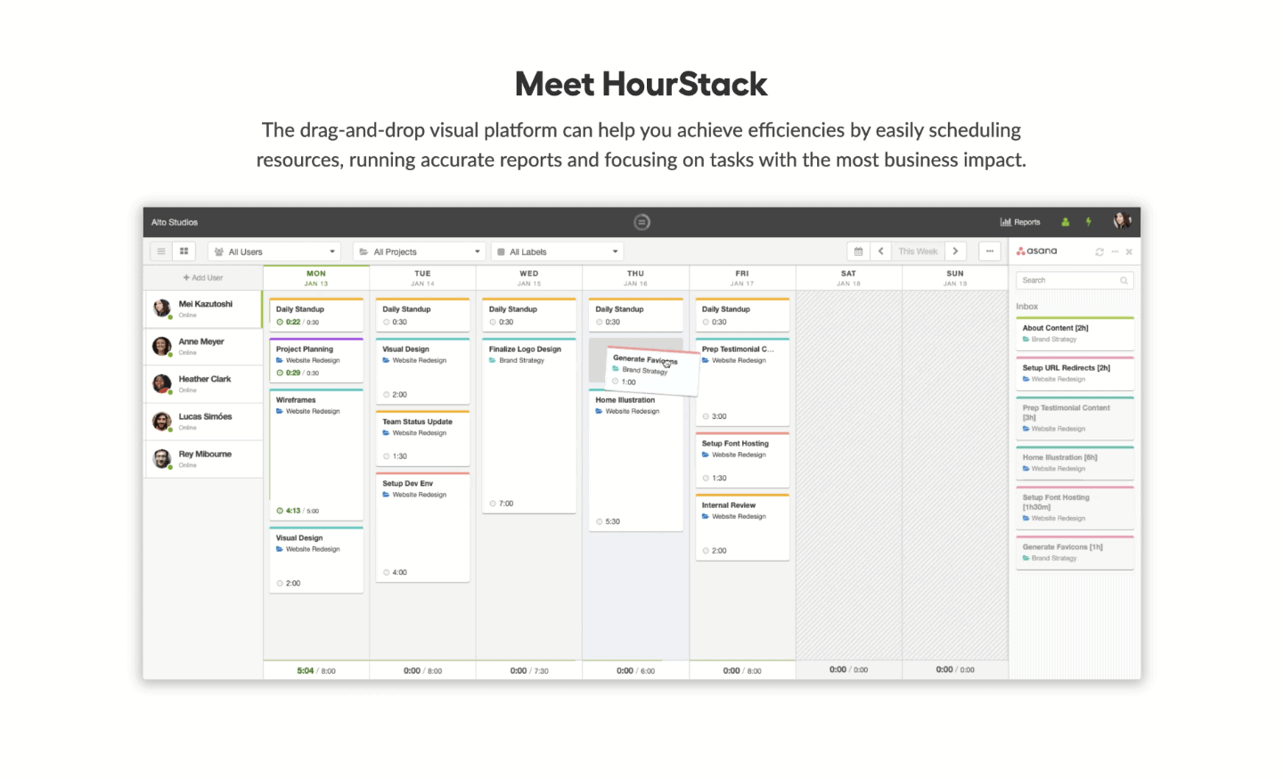 HourStack online timer