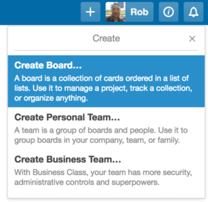 trello kanban board example